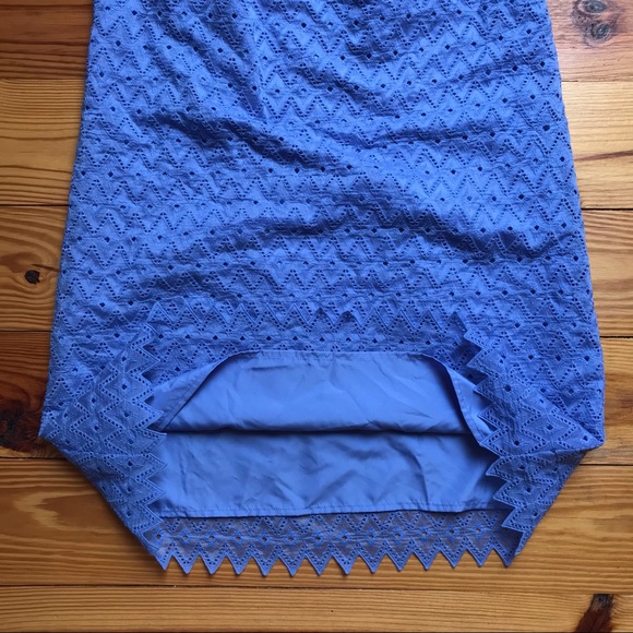 Kensie Periwinkle Blue Eyelet Dress, NWT, M - Picture 9 of 14